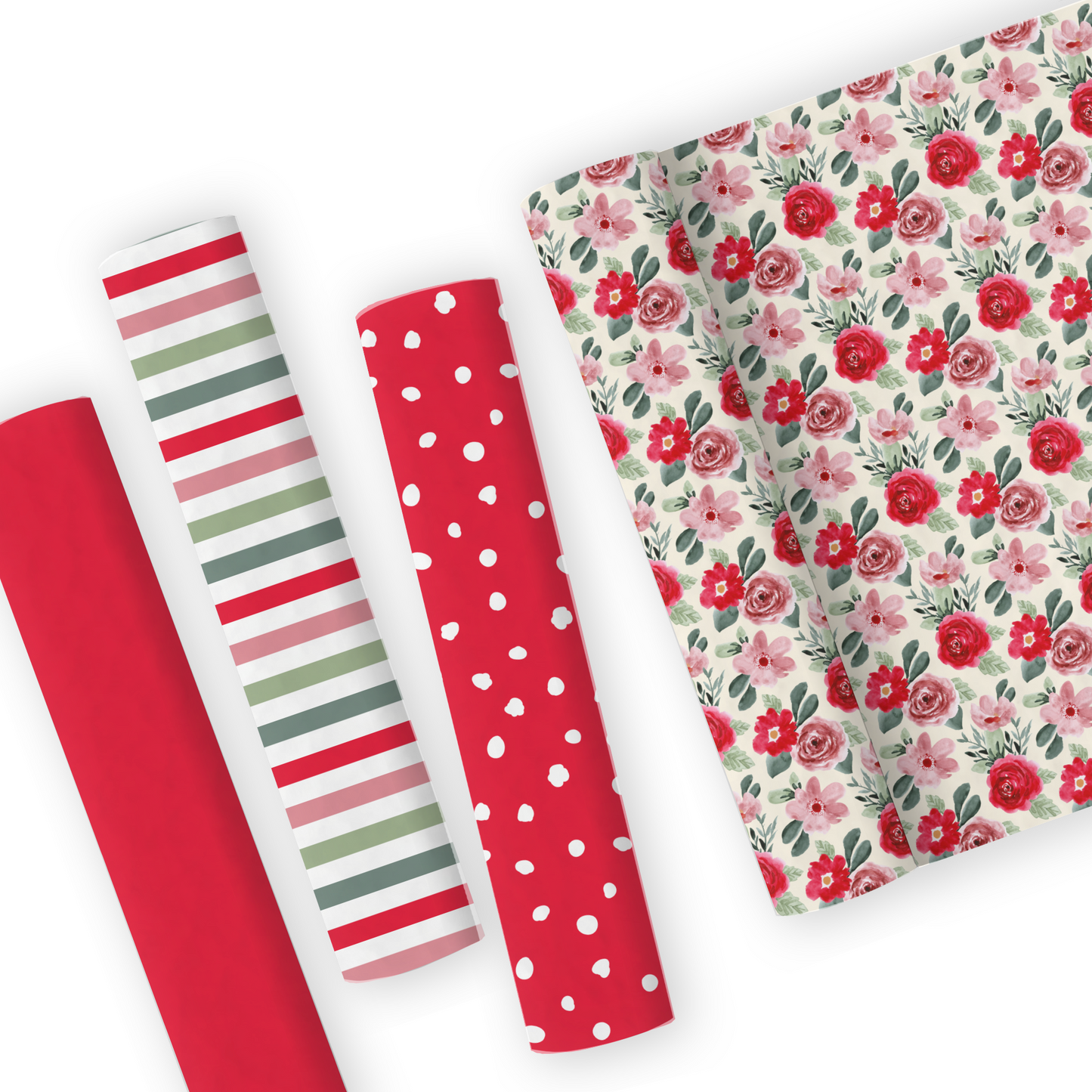 Watercolour Floral Leatherette And Coordinating Fabrics