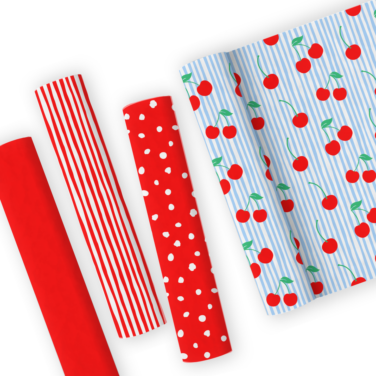 Cherry Leatherette And Coordinating Fabrics