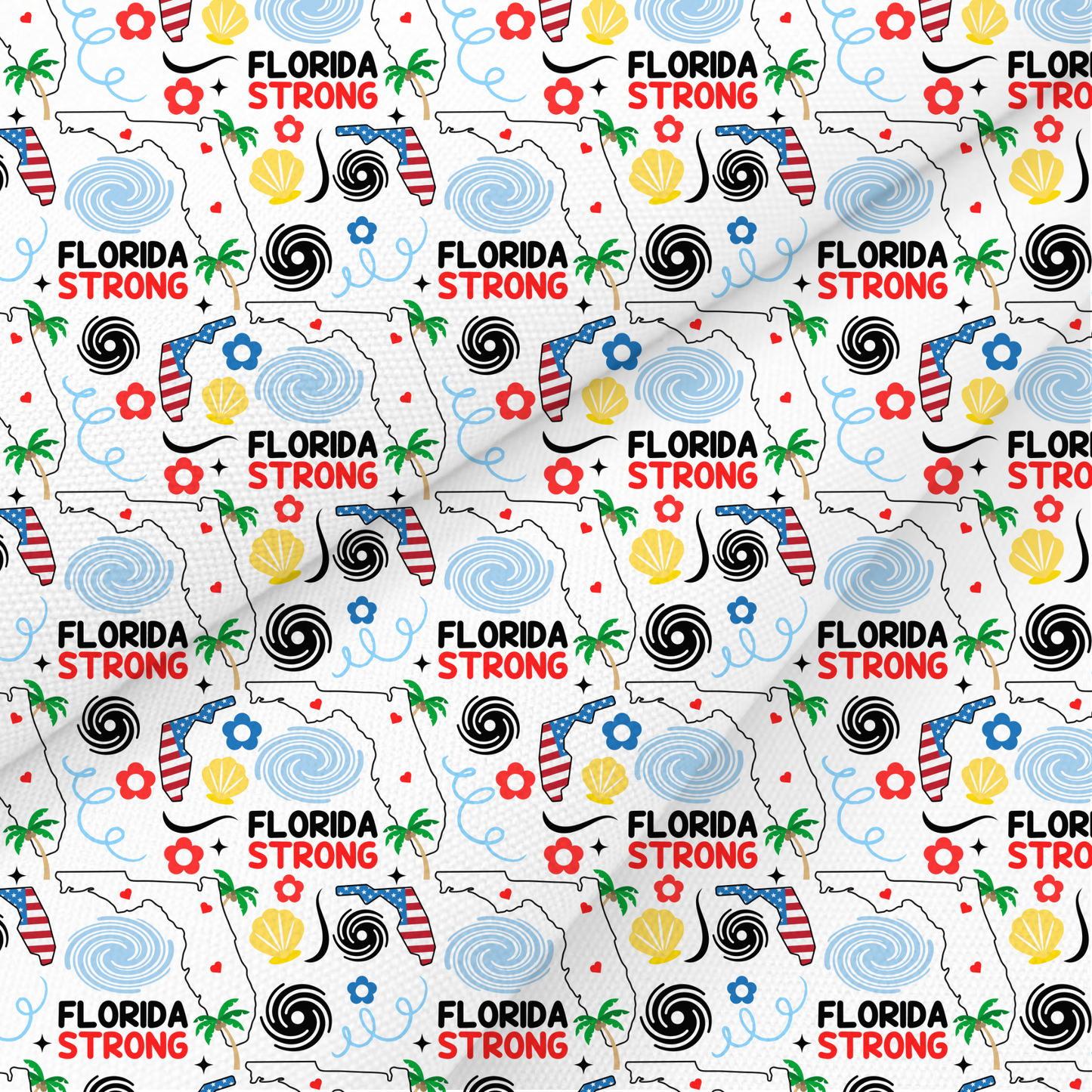 Florida Strong (Proceeds From The Sale Of This Fabric Will Go Directly To Those Affected By Hurricane Milton)