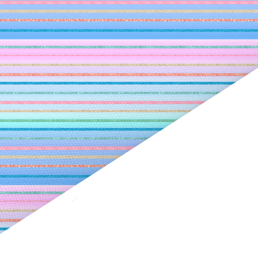 Mixed Stripes Canvas And Felt Backed Fabric - SKU L28