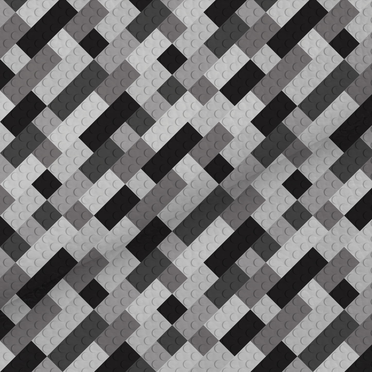 Black Building Blocks Leatherette