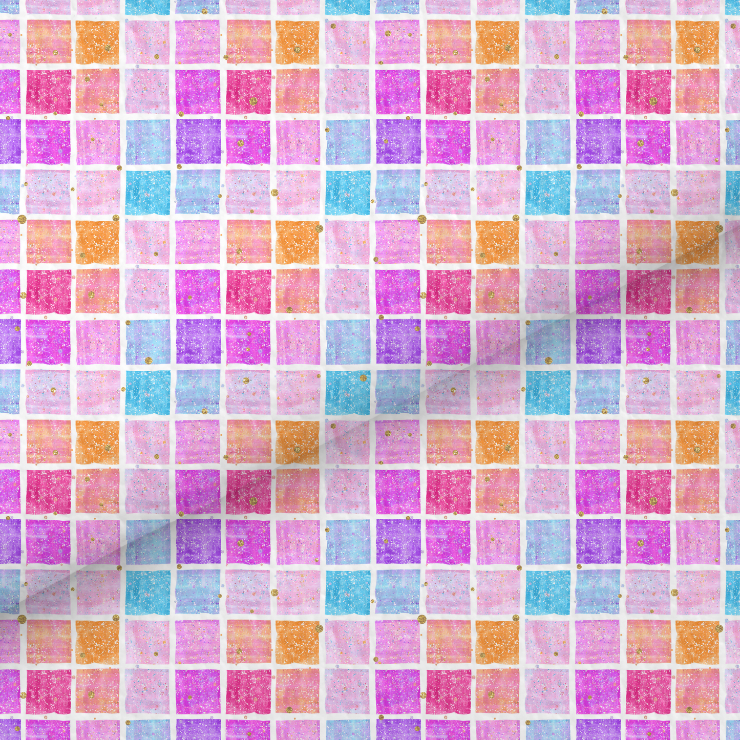 Mixed Checker Leatherette