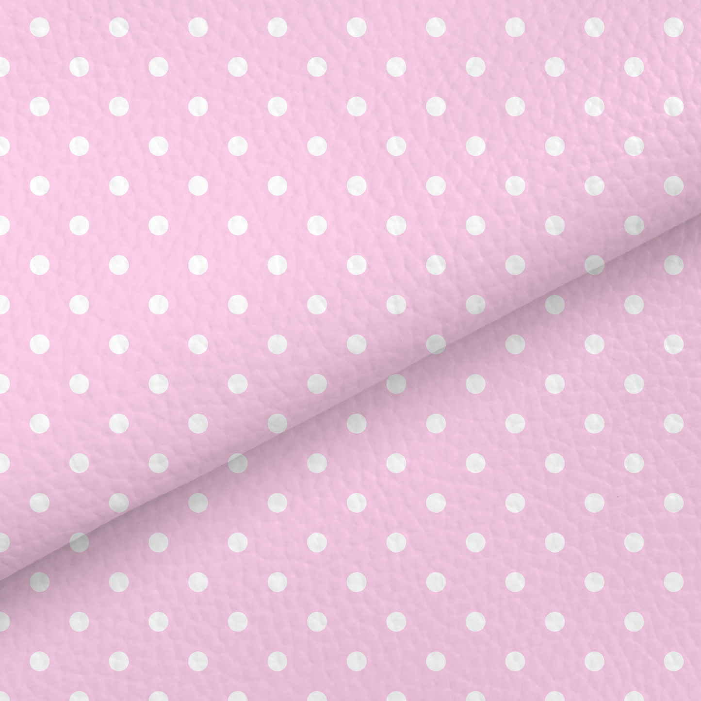 Pink Pastel Dots Leatherette