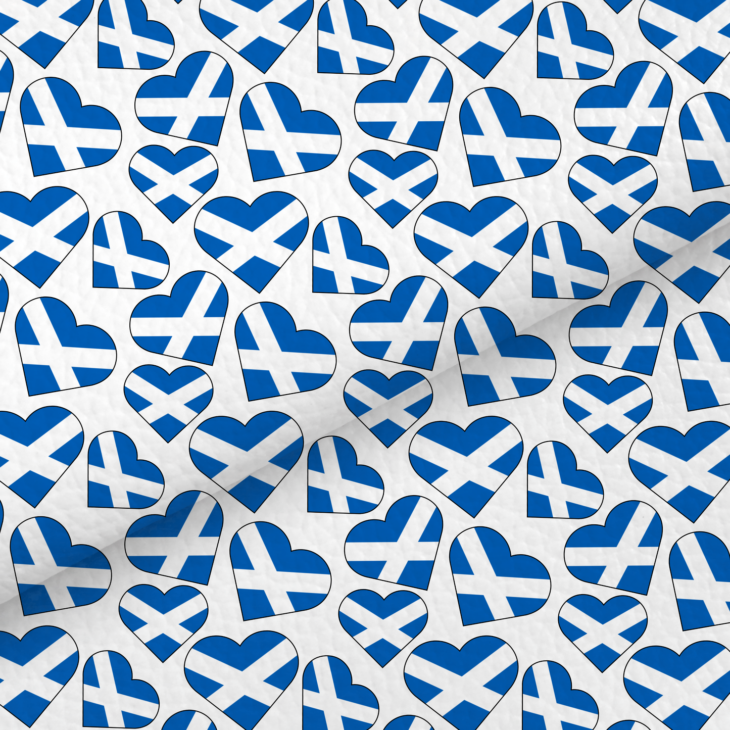 Scotland Heart Flag Leatherette
