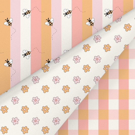 Bee Printed Fabric