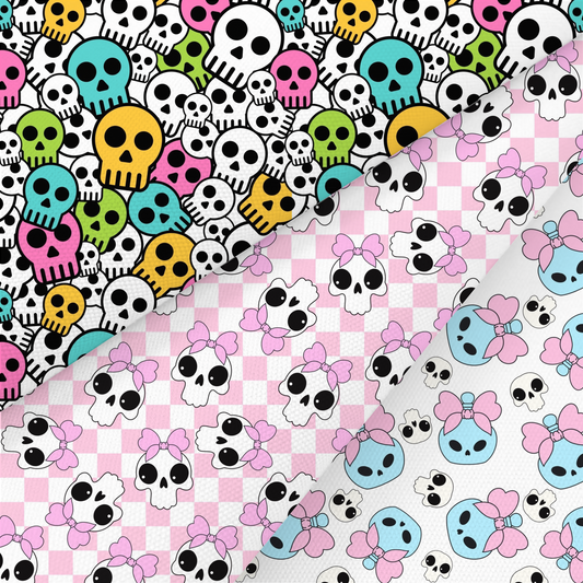 Skull Printed Fabric