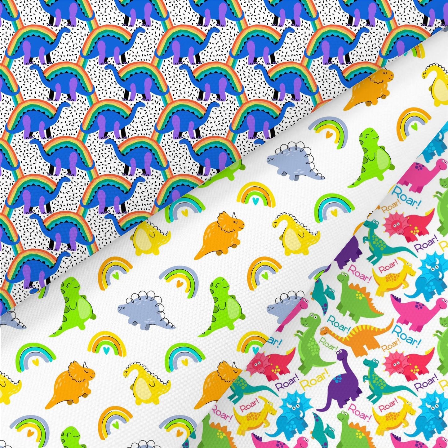 Dinosaur Printed Fabric