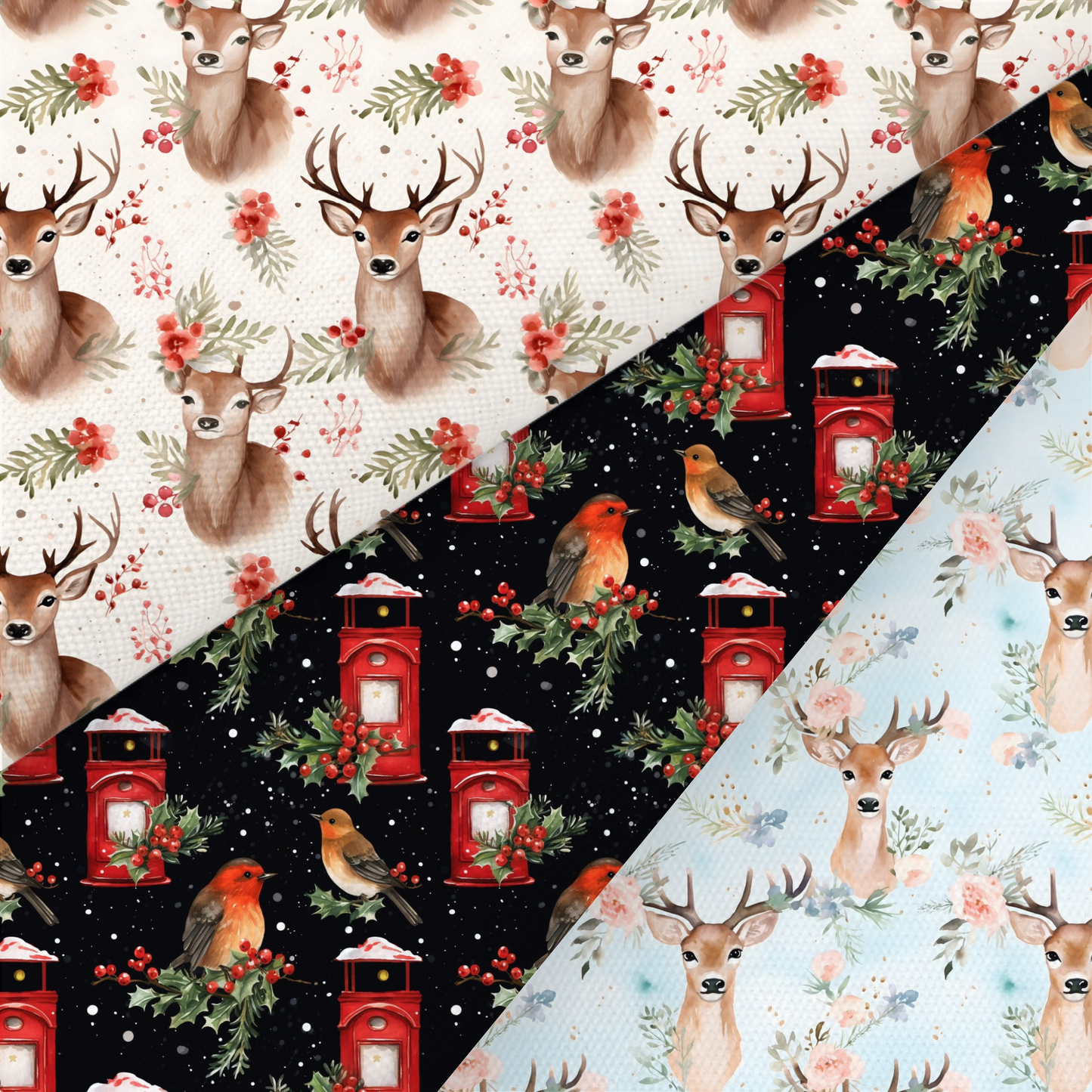 Christmas Printed Fabric