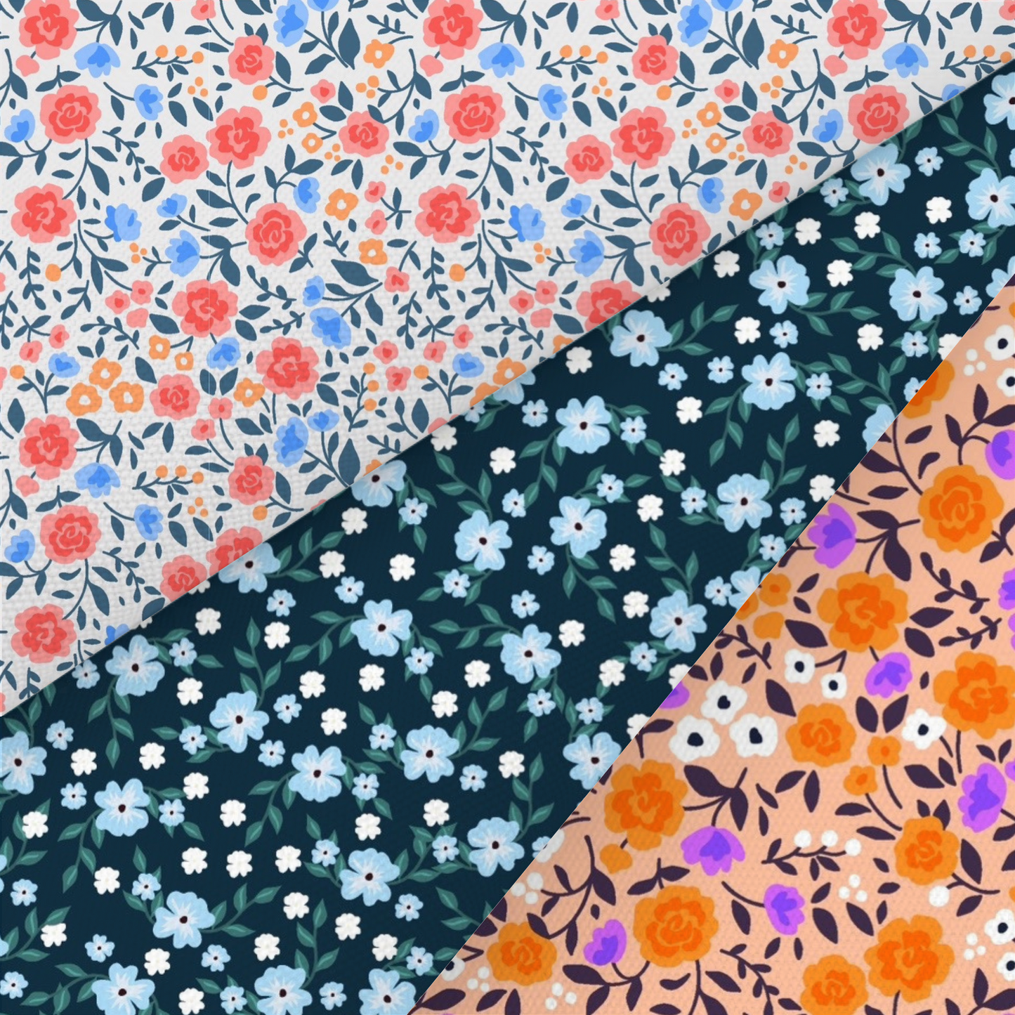 Ditsy Floral Printed Fabric