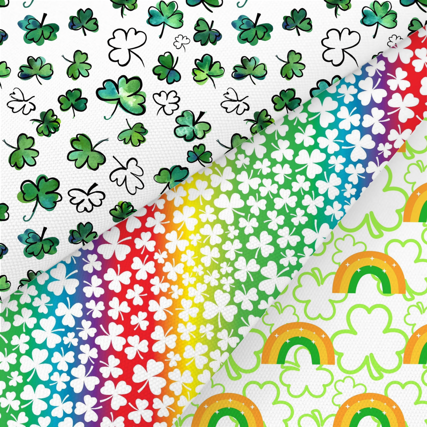 St Patricks Day Printed Fabric