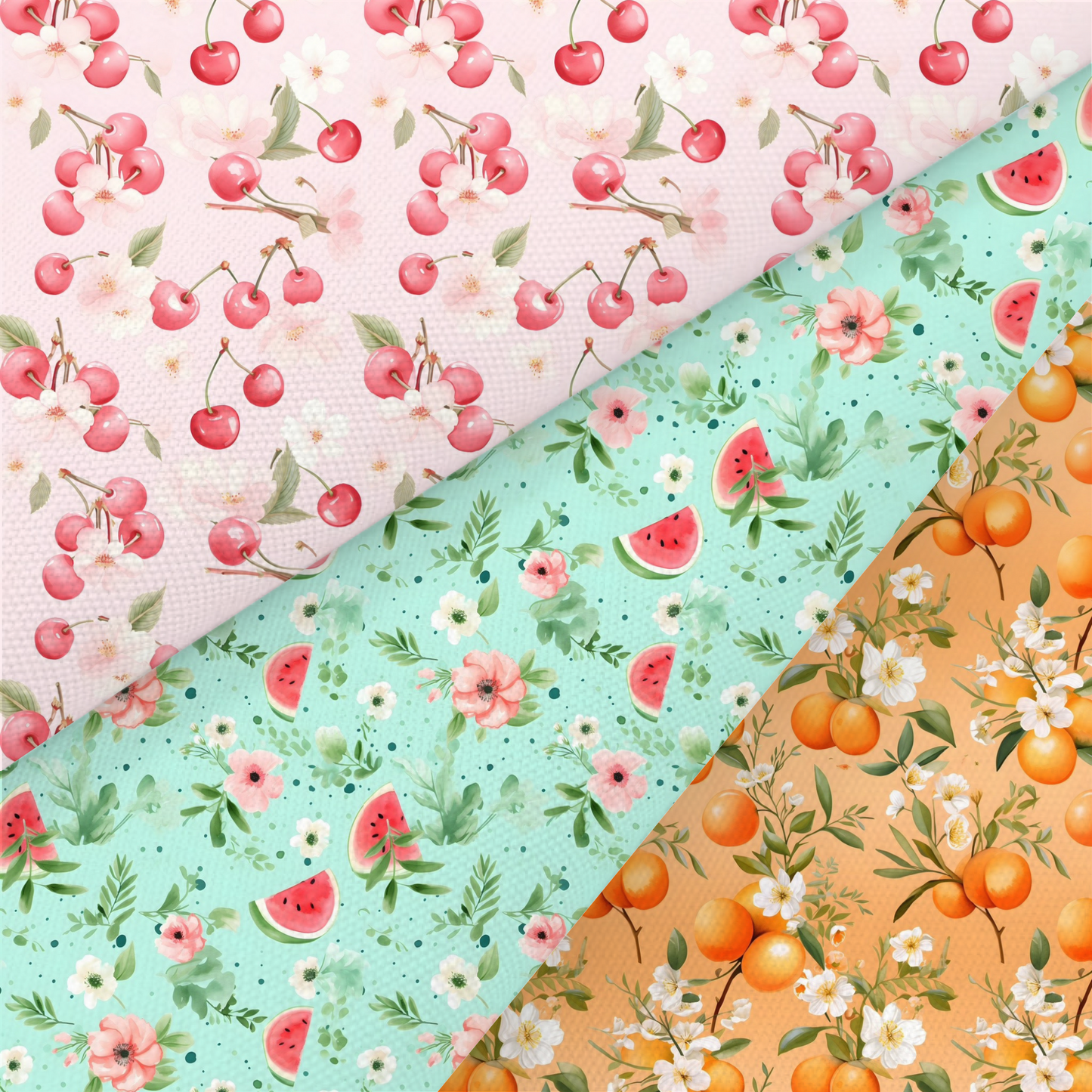 Fruit Printed Fabric