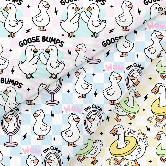 Goose Printed Fabric