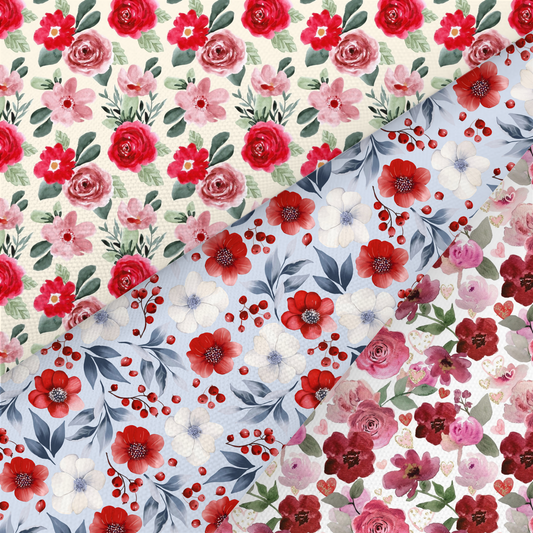 Watercolour Floral Printed Fabric