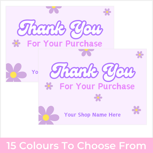 Thank You Cards (Any Colour) - SKU 6