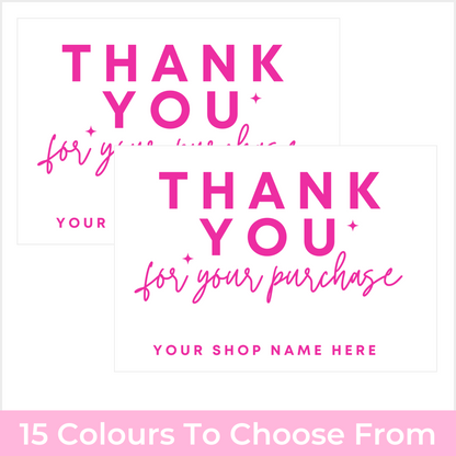 Thank You Cards (Any Colour) - SKU 5