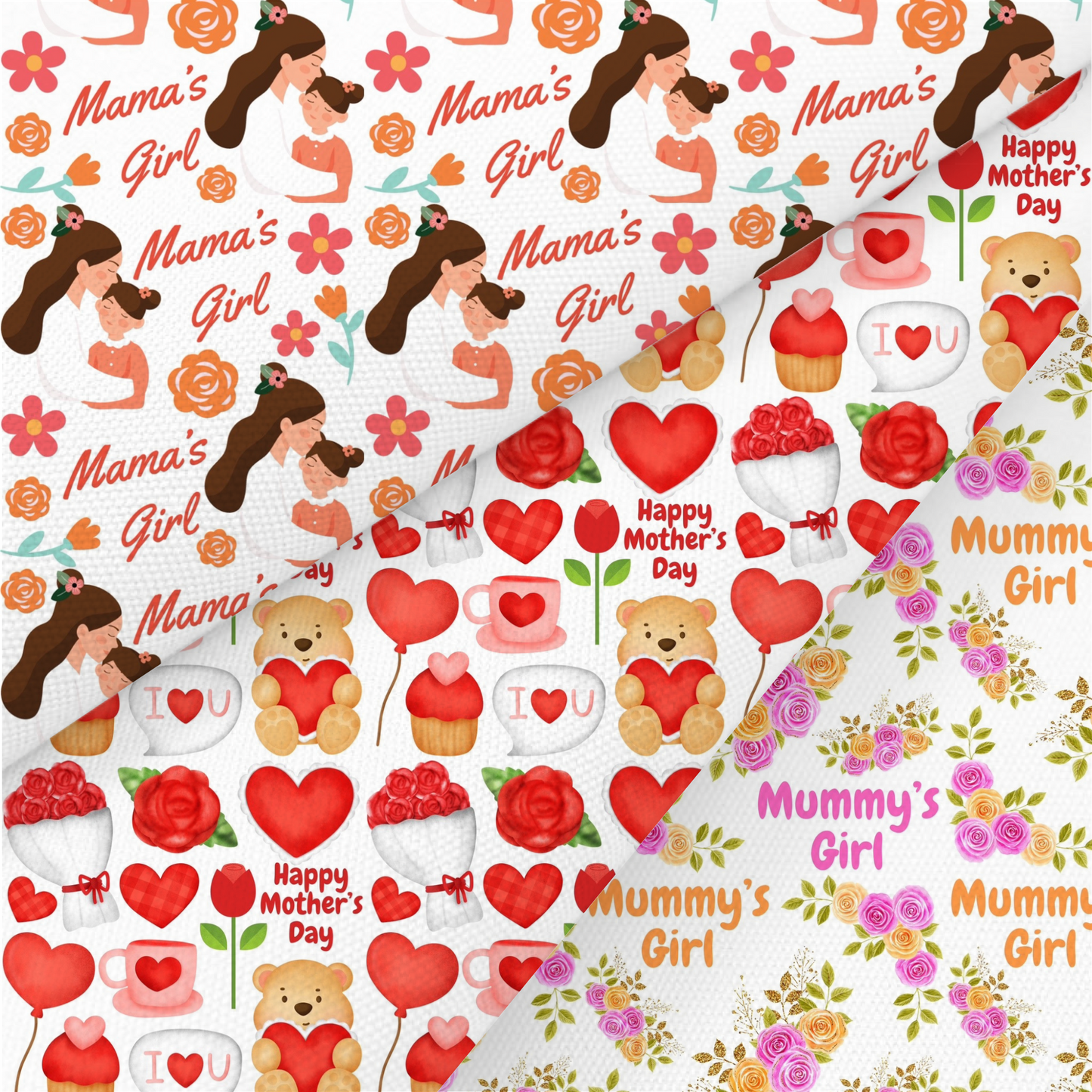 Mummy Printed Fabric