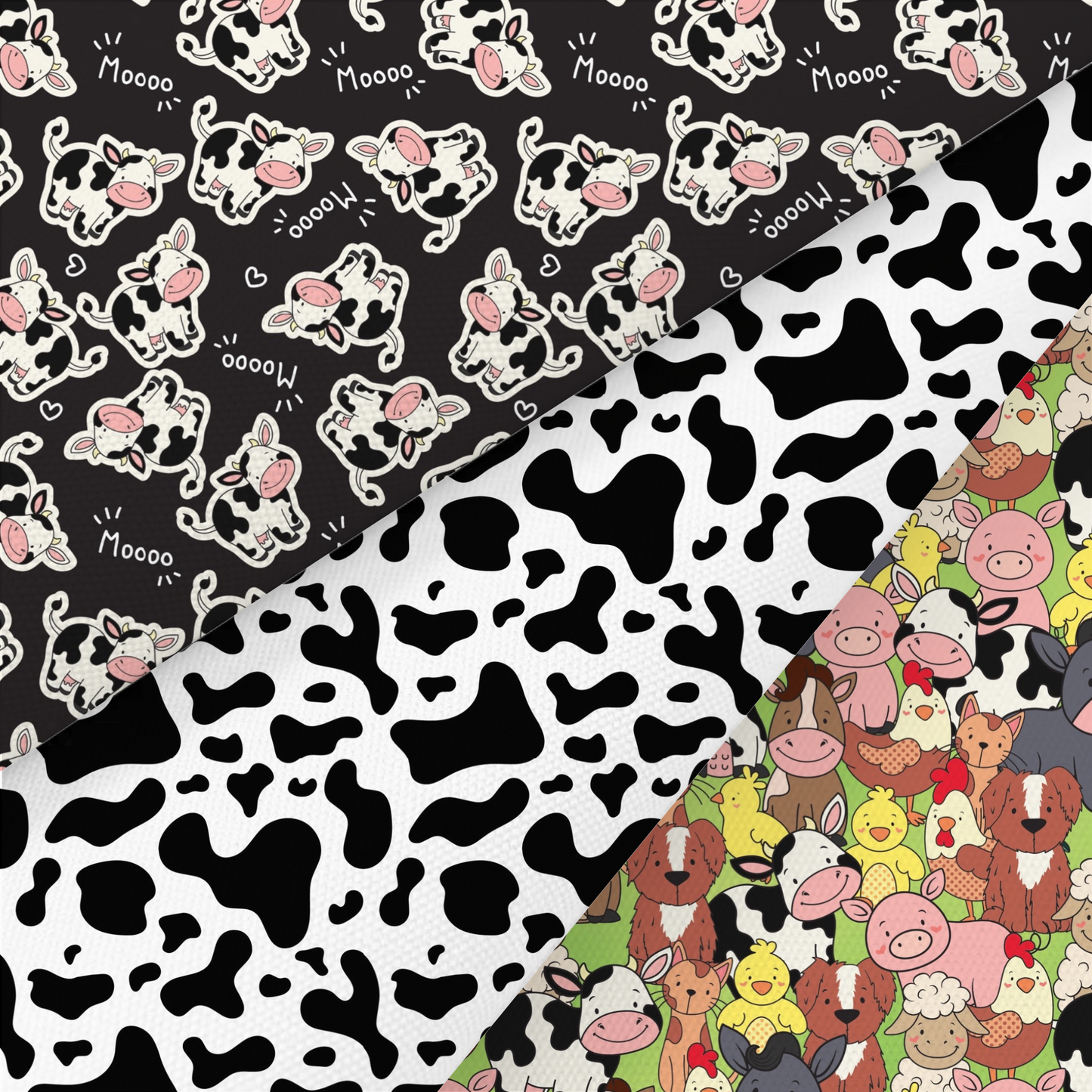 Cow Printed Fabric