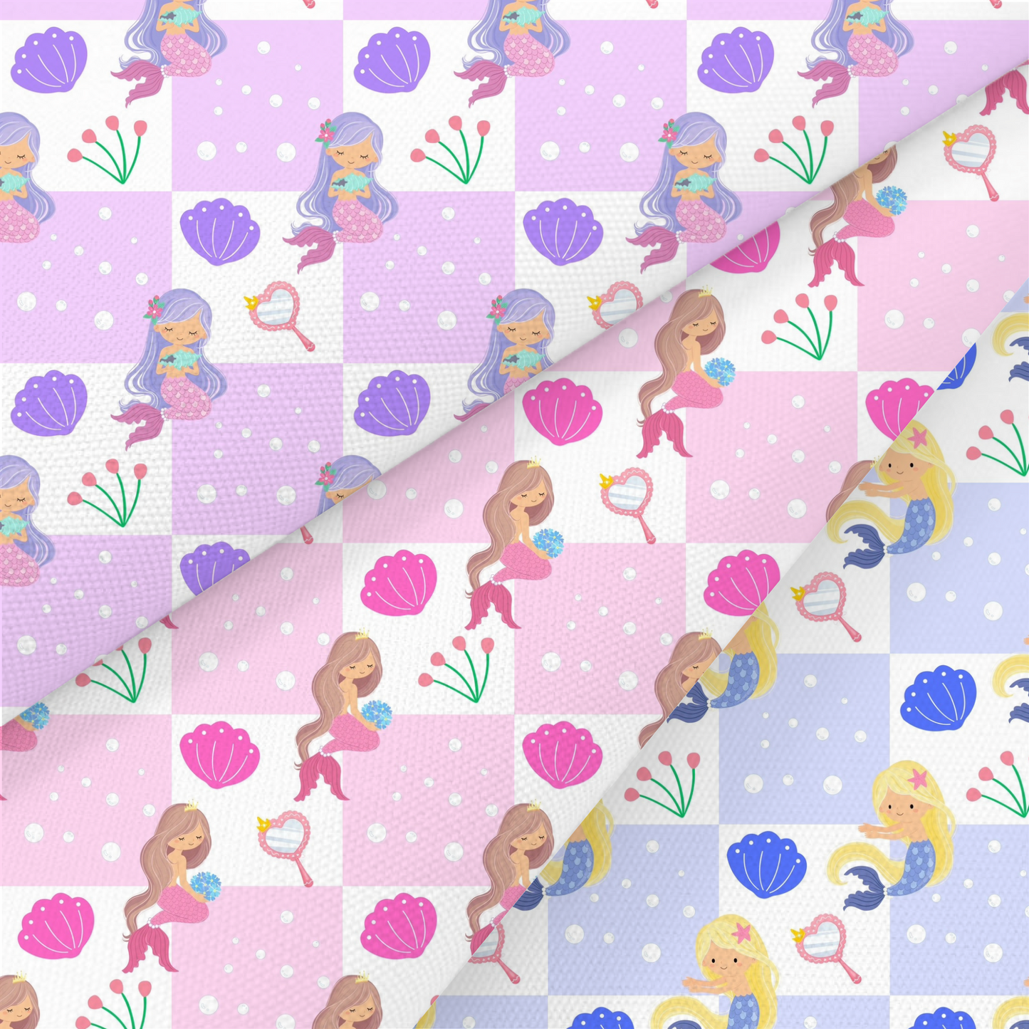 Mermaid Printed Fabric