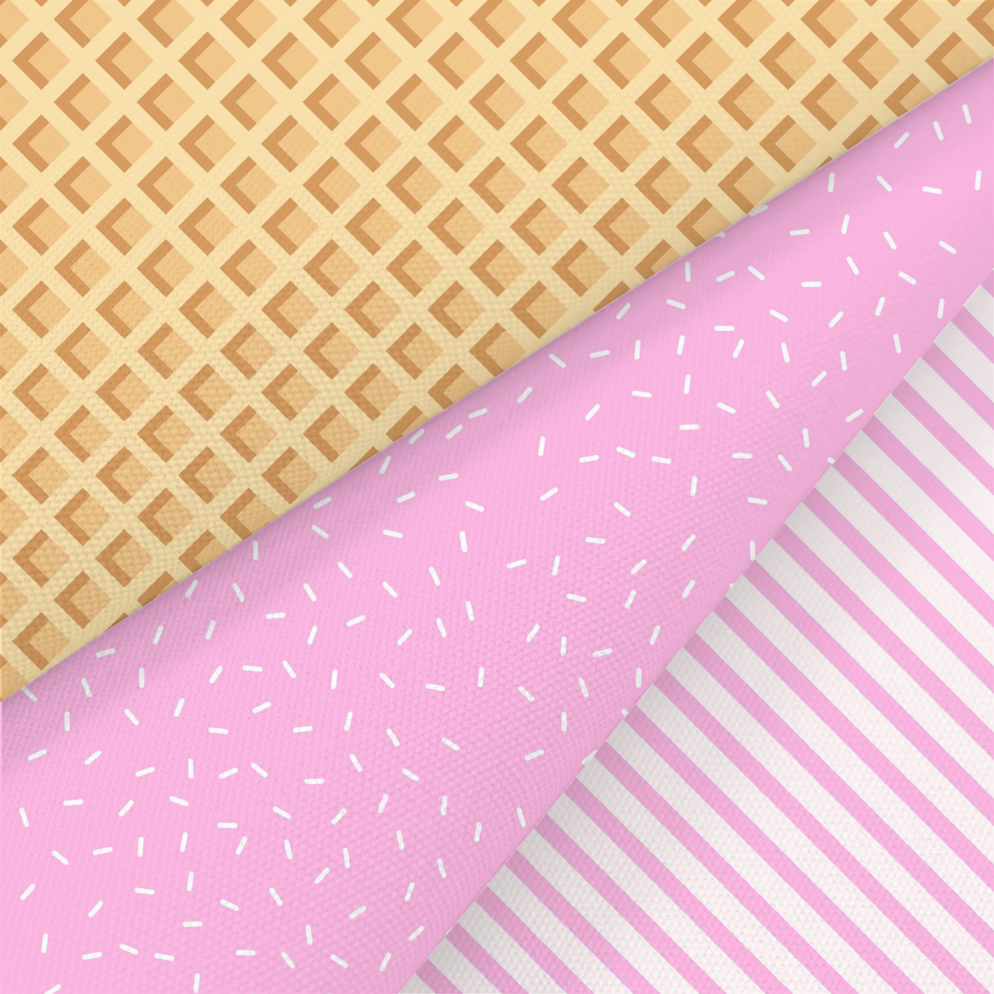 Ice Cream Printed Fabric