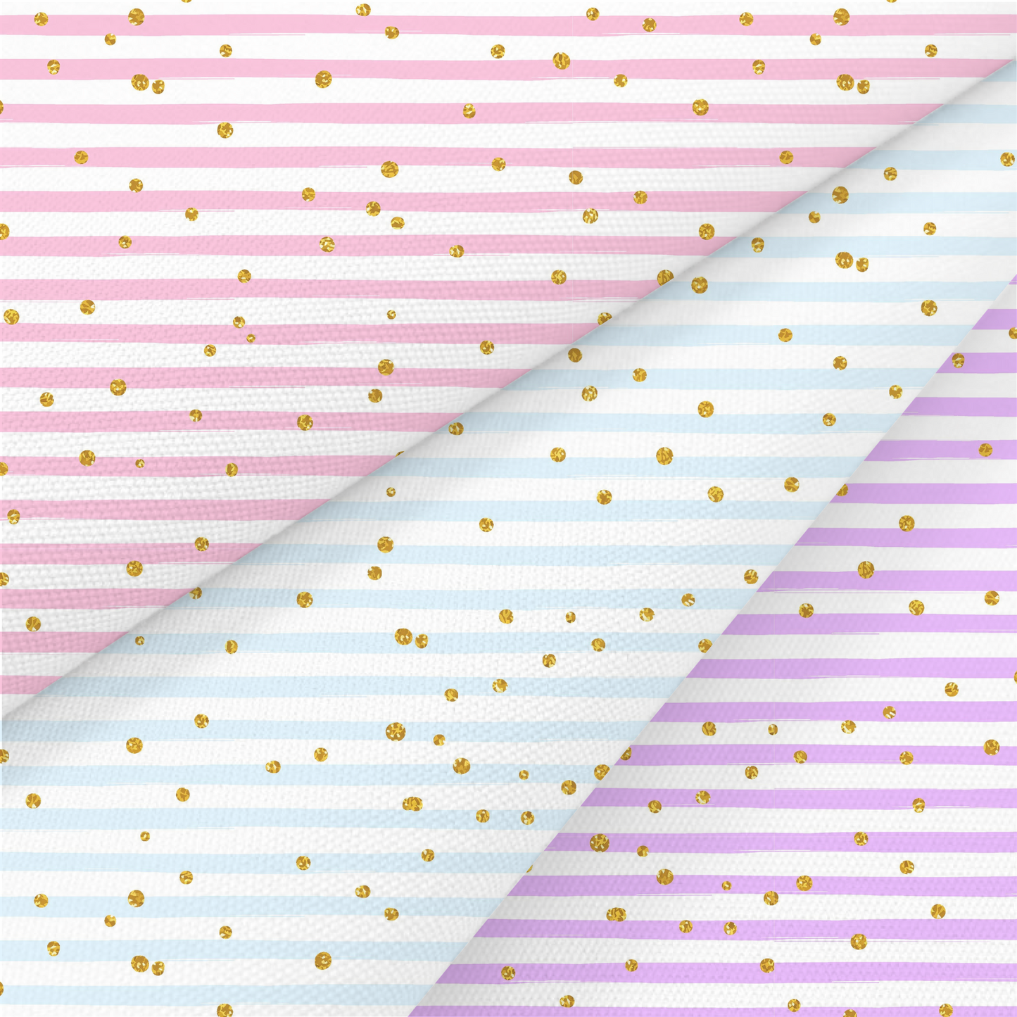 Dots And Stripes Printed Fabric