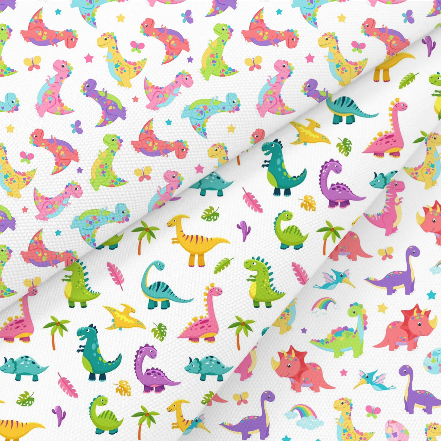 Dinosaur Printed Fabric