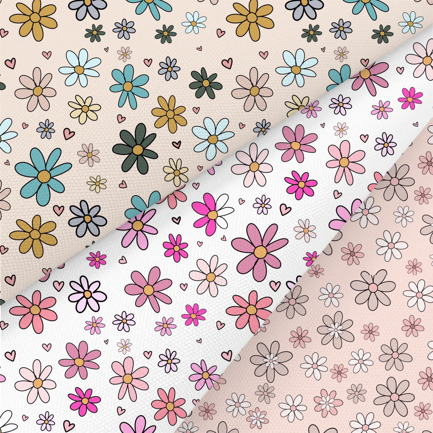 Daisy Printed Fabric