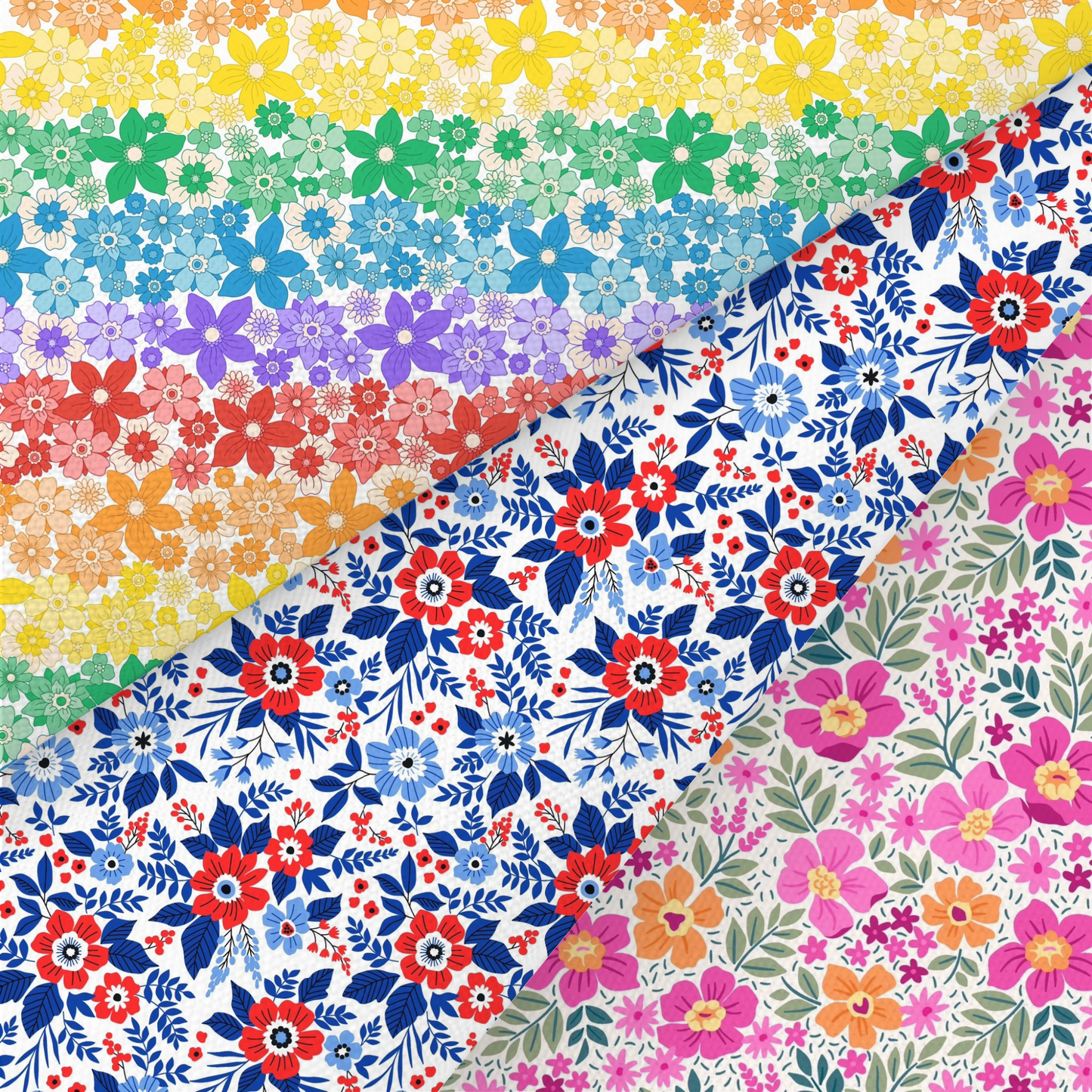 Liberty Style Floral Printed Fabric