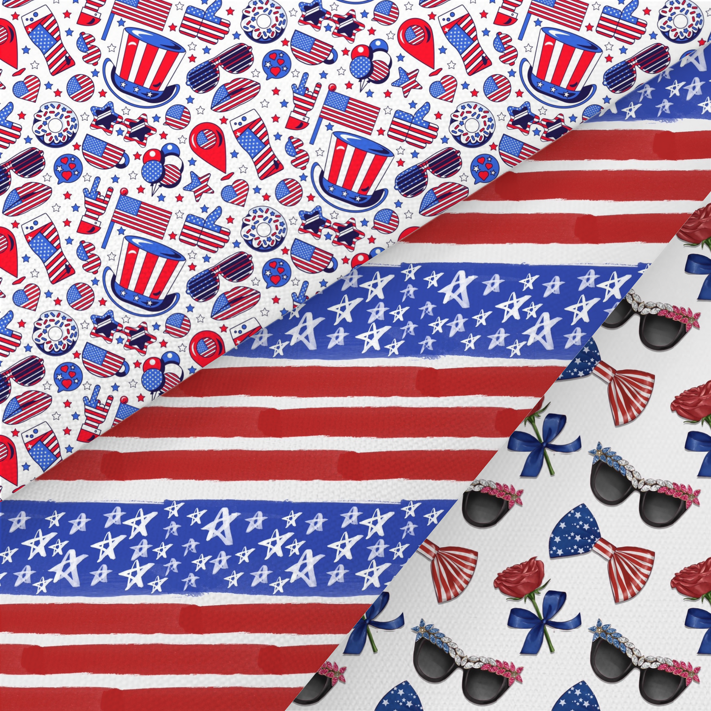 Independence Day Printed Fabric