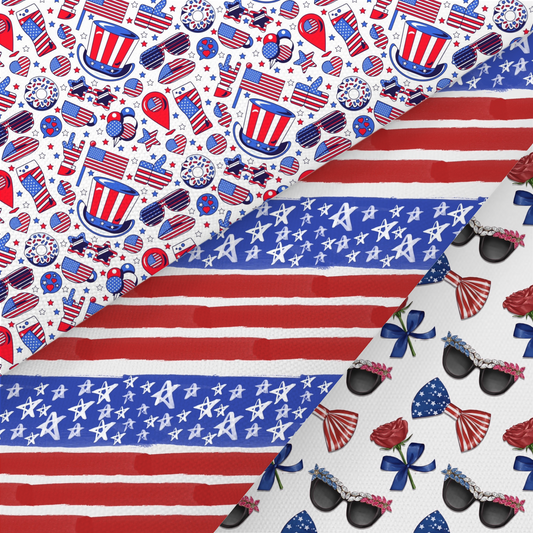 Independence Day Printed Fabric