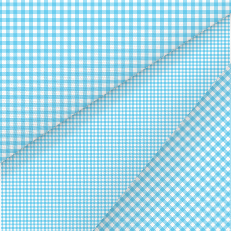 Light Blue Gingham • Canvas And Felt Backed Printed Fabric