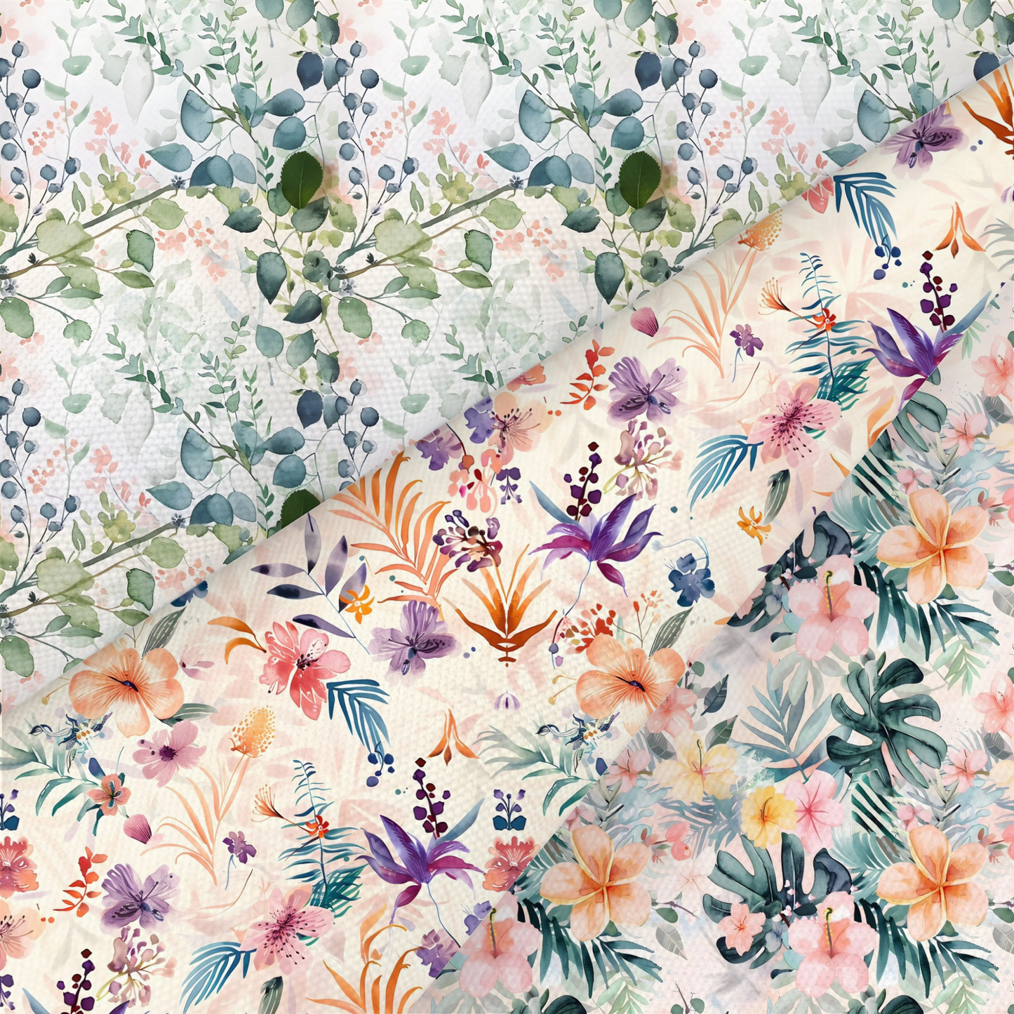 Jungle Floral Printed Fabric