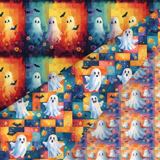 Ghost Printed Fabric