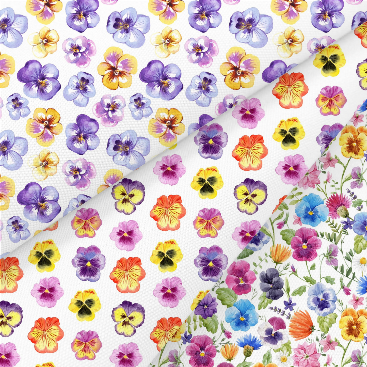 Pansy Printed Fabric