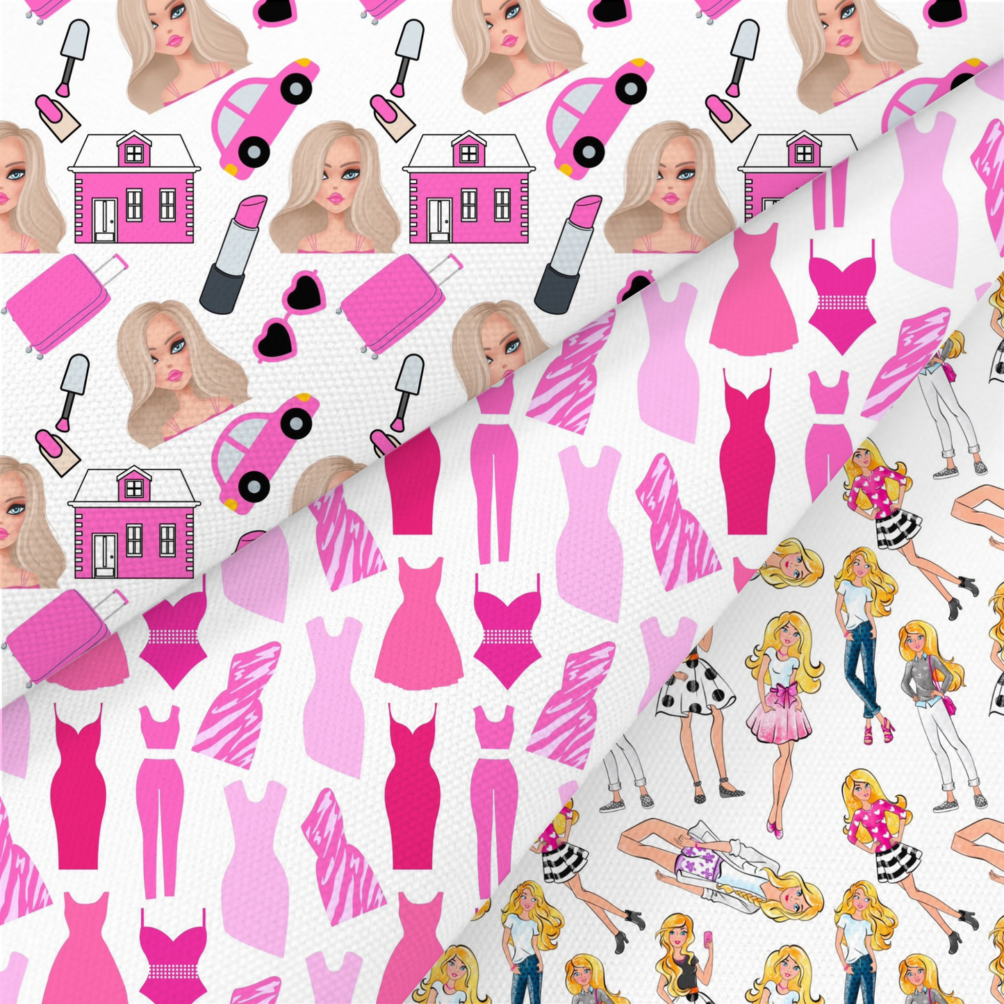 Doll Printed Fabric