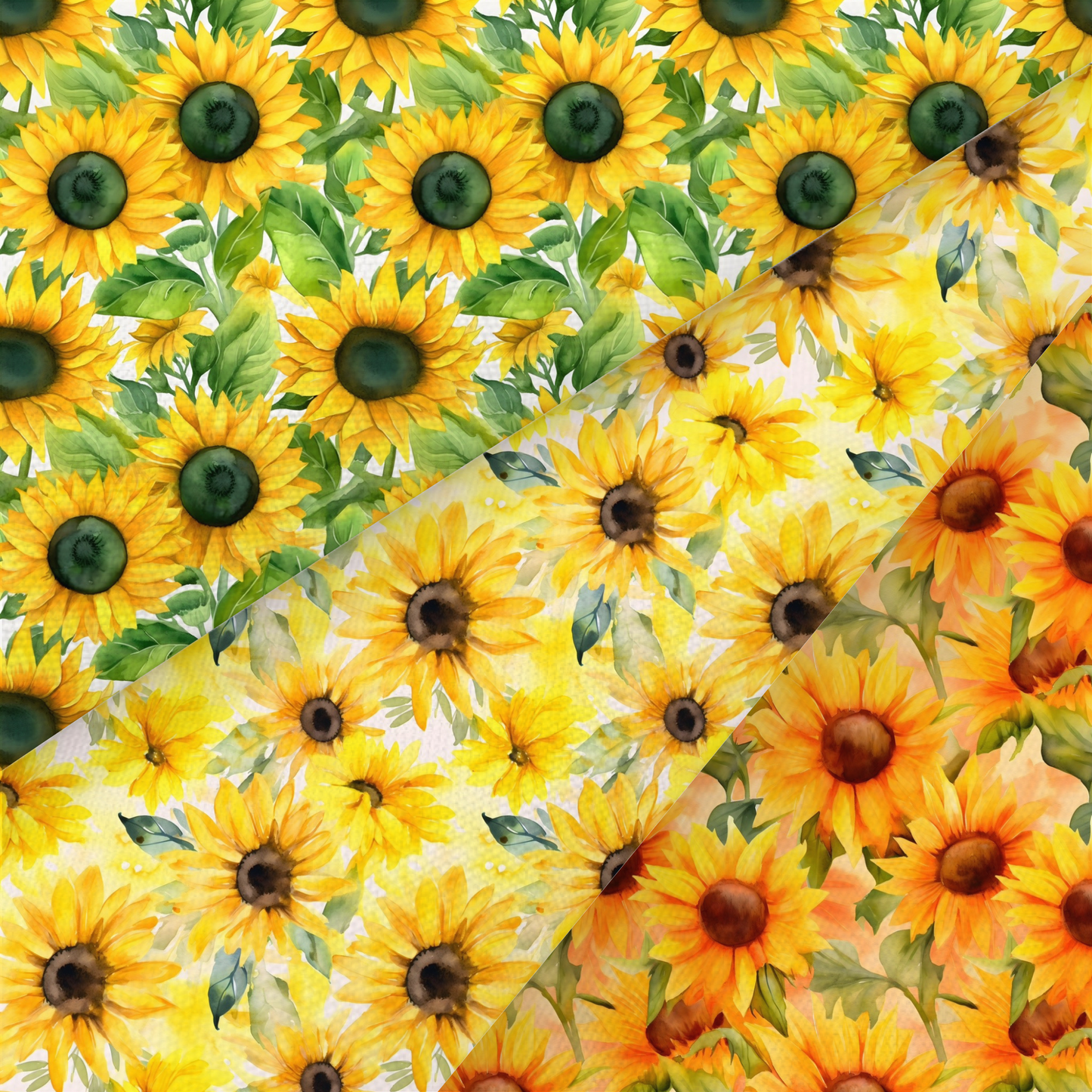 Sunflower Printed Fabric