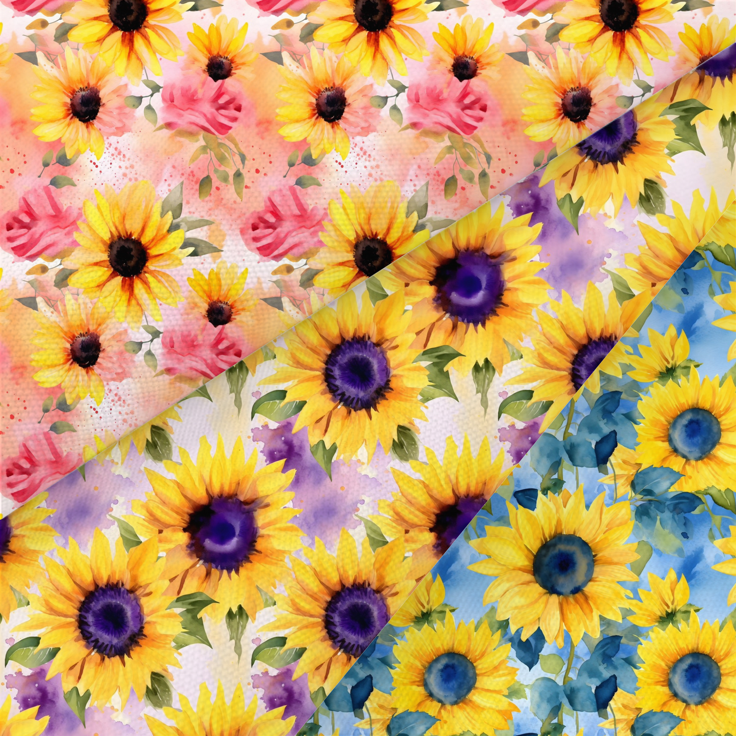 Sunflower Printed Fabric