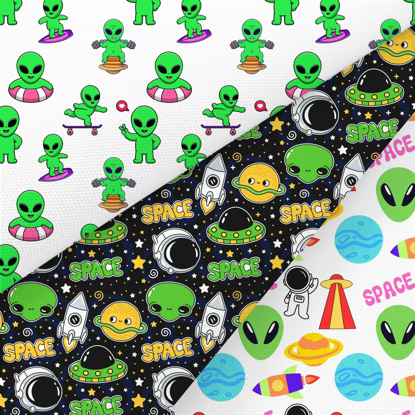 Alien Printed Fabric