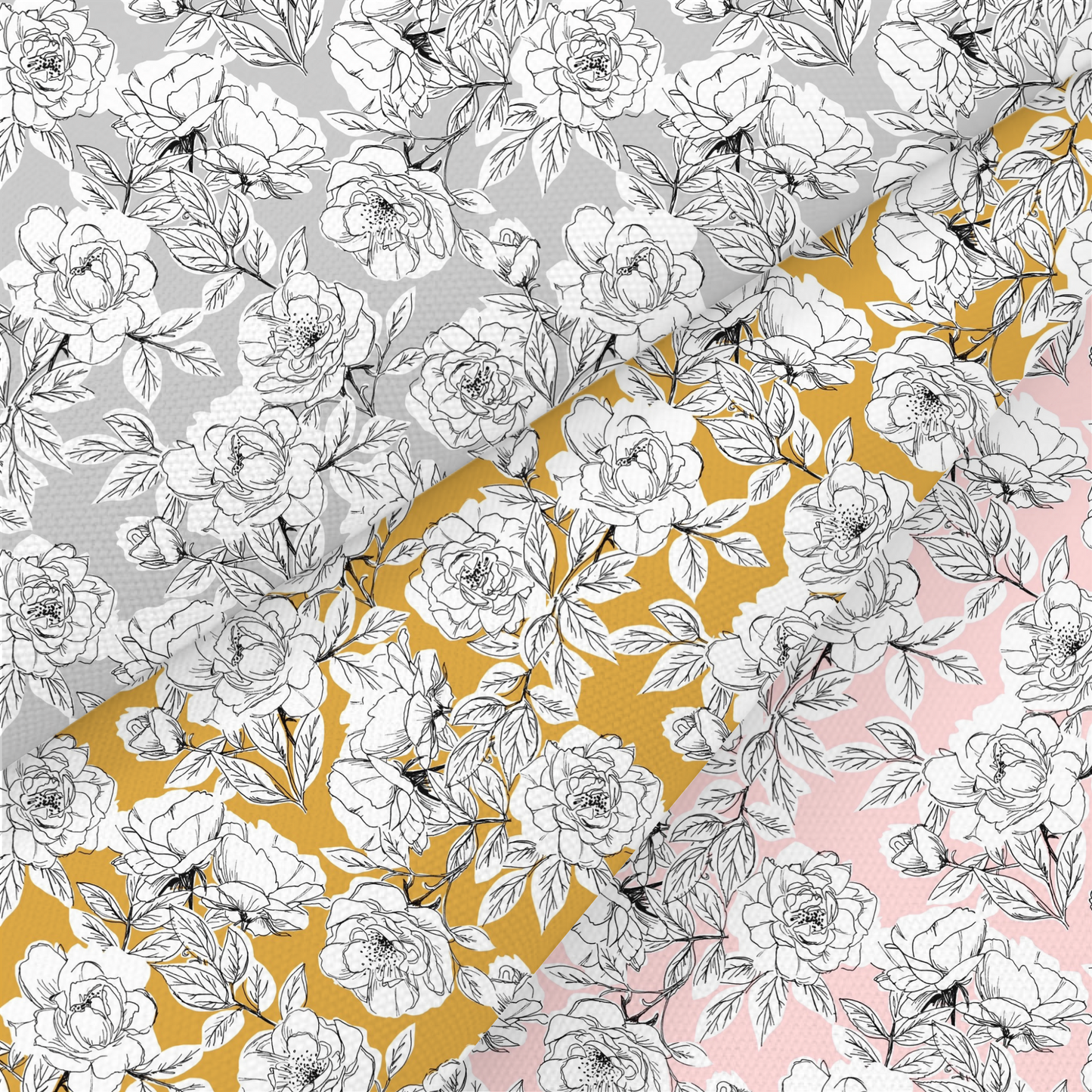 Rose Printed Fabric