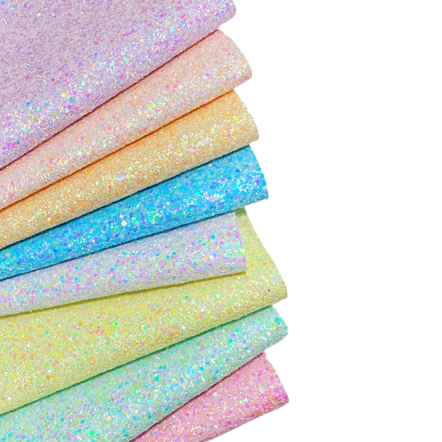 Pastel Chunky Glitter Felt