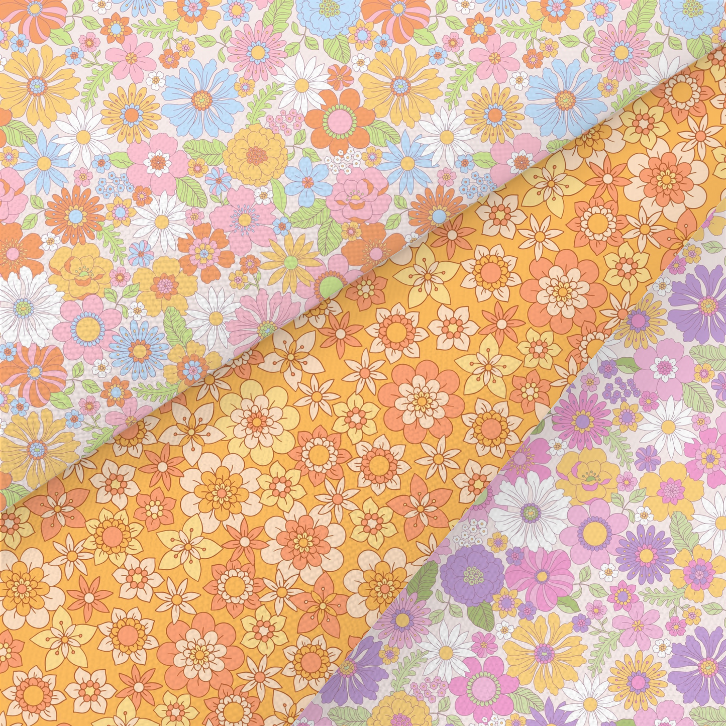 Liberty Style Floral Printed Fabric