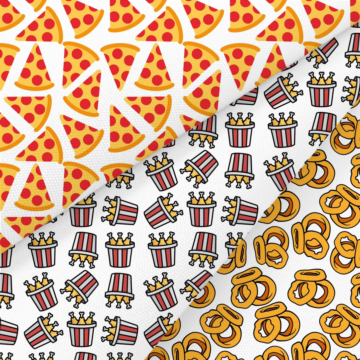 Fast Food Printed Fabric