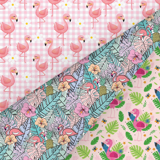 Flamingo Printed Fabric