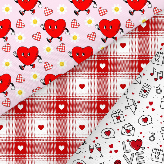 Valentines Printed Fabric