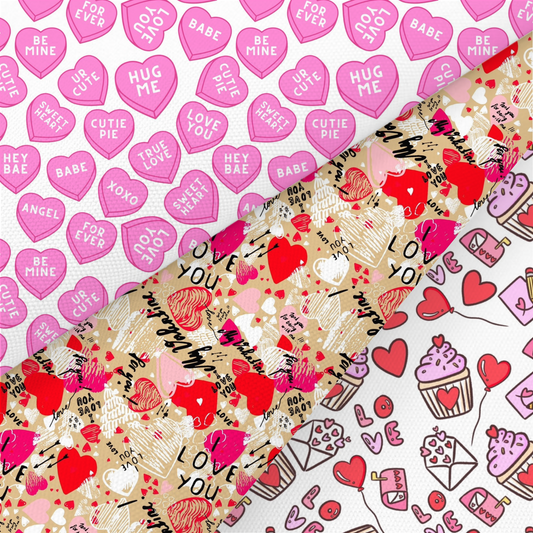 Valentines Printed Fabric