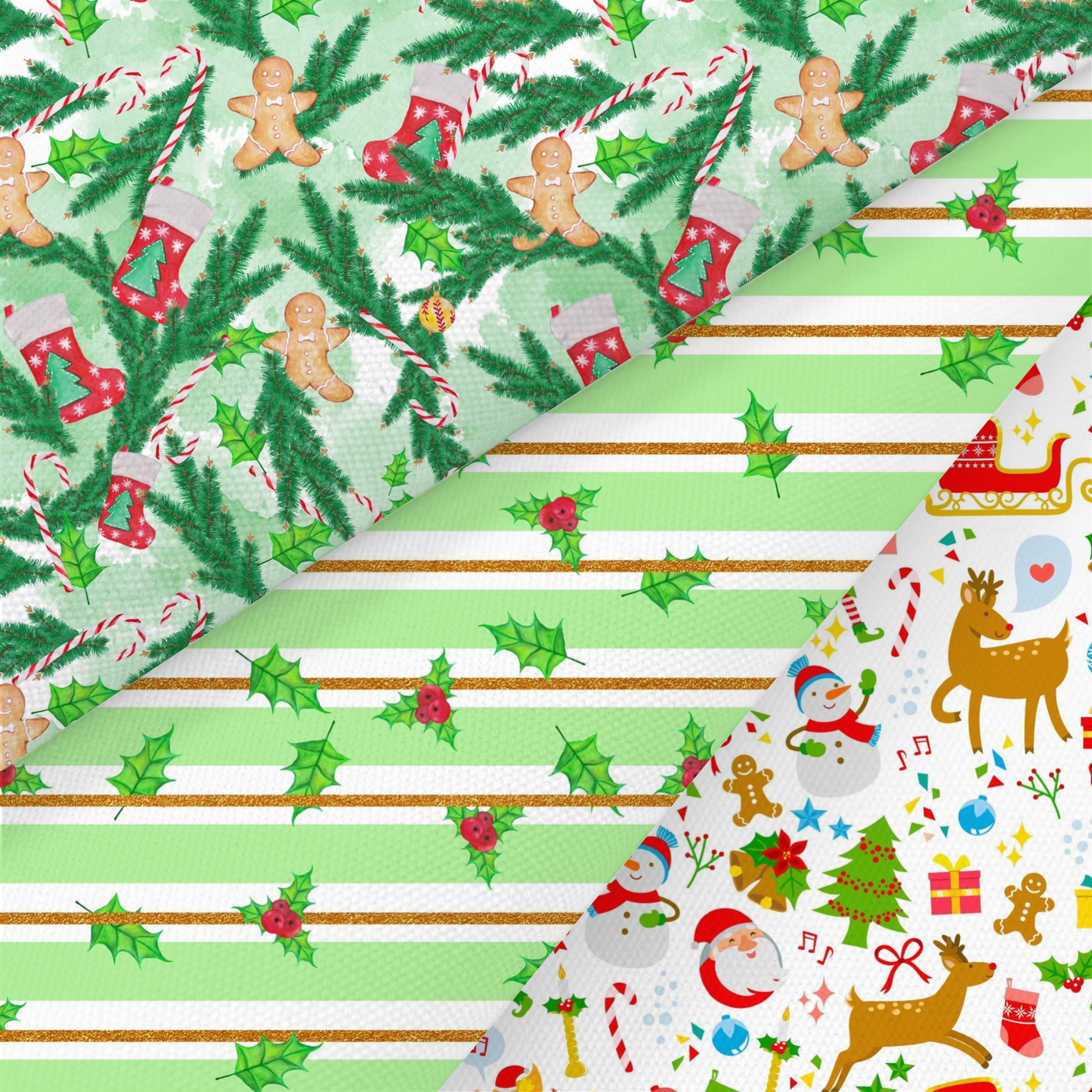 Christmas Printed Fabric