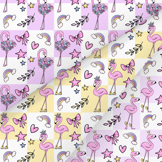 Flamingo Printed Fabric