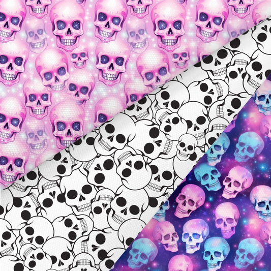 Skull Printed Fabric