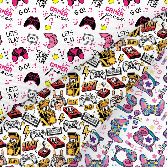 Gamer Printed Fabric