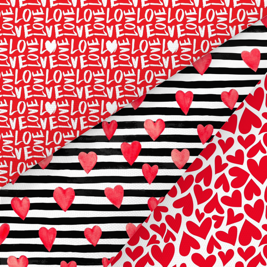 Valentines Printed Fabric