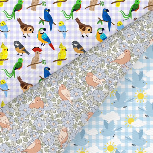 Bird Printed Fabric